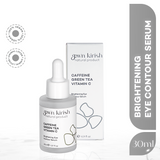 Gew'n Kirish Dark Circles Under Eye Treatment – Fine Lines Natural Caffeine Green Tea Vitamin C Brightening Eye Contour Serum (1.01 fl oz)