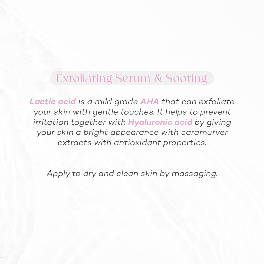 Gew'n Kirish Elderberry & Lactic Acid Serum – Gentle Glow - 10% Lactic Acid, Sodium Hyaluronate, Vegan, Cruelty-Free, 30ml - Aha