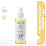 Gew'n Kirish Baby Massage Oil - Nourishing Blend with Calendula & Almond 135ml - Vegan & Natural Product 100% Natural for Gentle Baby Care - My Store