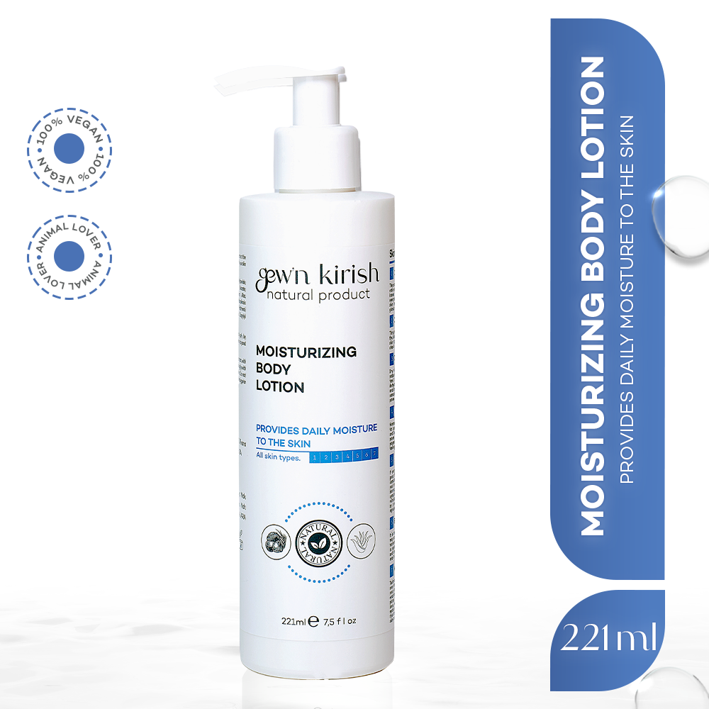 Gew'n Kirish Moisturizing Body Lotion - Daily Moisture for All Skin Types, Natural Ingredients, Skin Barrier Protection, 7.5 fl oz - My Store
