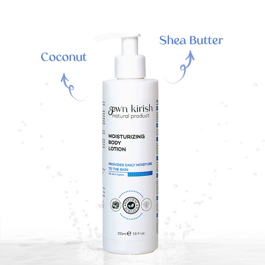 Gew'n Kirish Moisturizing Body Lotion - Daily Moisture for All Skin Types, Natural Ingredients, Skin Barrier Protection, 7.5 fl oz - My Store