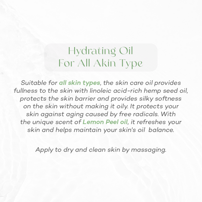 Gew’n Kirish Hemp + Lemon Facial Oil – Glow Boosting Antioxidant Oil