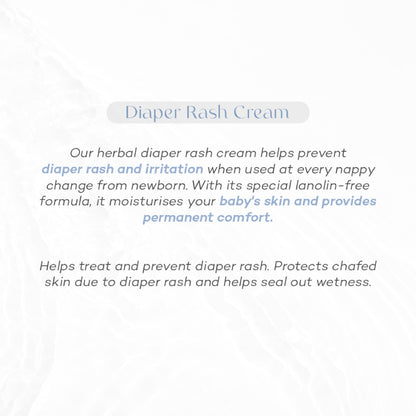 Gew'n Kirish Diaper Rash Cream with Lavender & Grape Seed Extract Zinc Oxide Protection 100% Natural Hypoallergenic Soothes Heals Sensitive Baby Skin 1.7oz 50ml - My Store