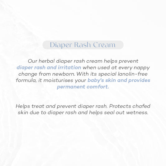 Gew'n Kirish Diaper Rash Cream with Lavender & Grape Seed Extract Zinc Oxide Protection 100% Natural Hypoallergenic Soothes Heals Sensitive Baby Skin 1.7oz 50ml - My Store
