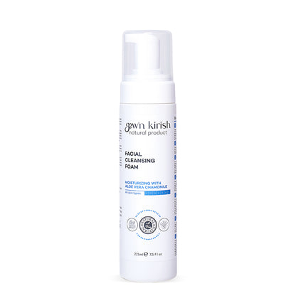 gentle facial cleansing foam, hydrating foaming cleanser, cleanser for sensitive skin, niacinamide cleanser, clean beauty face wash
