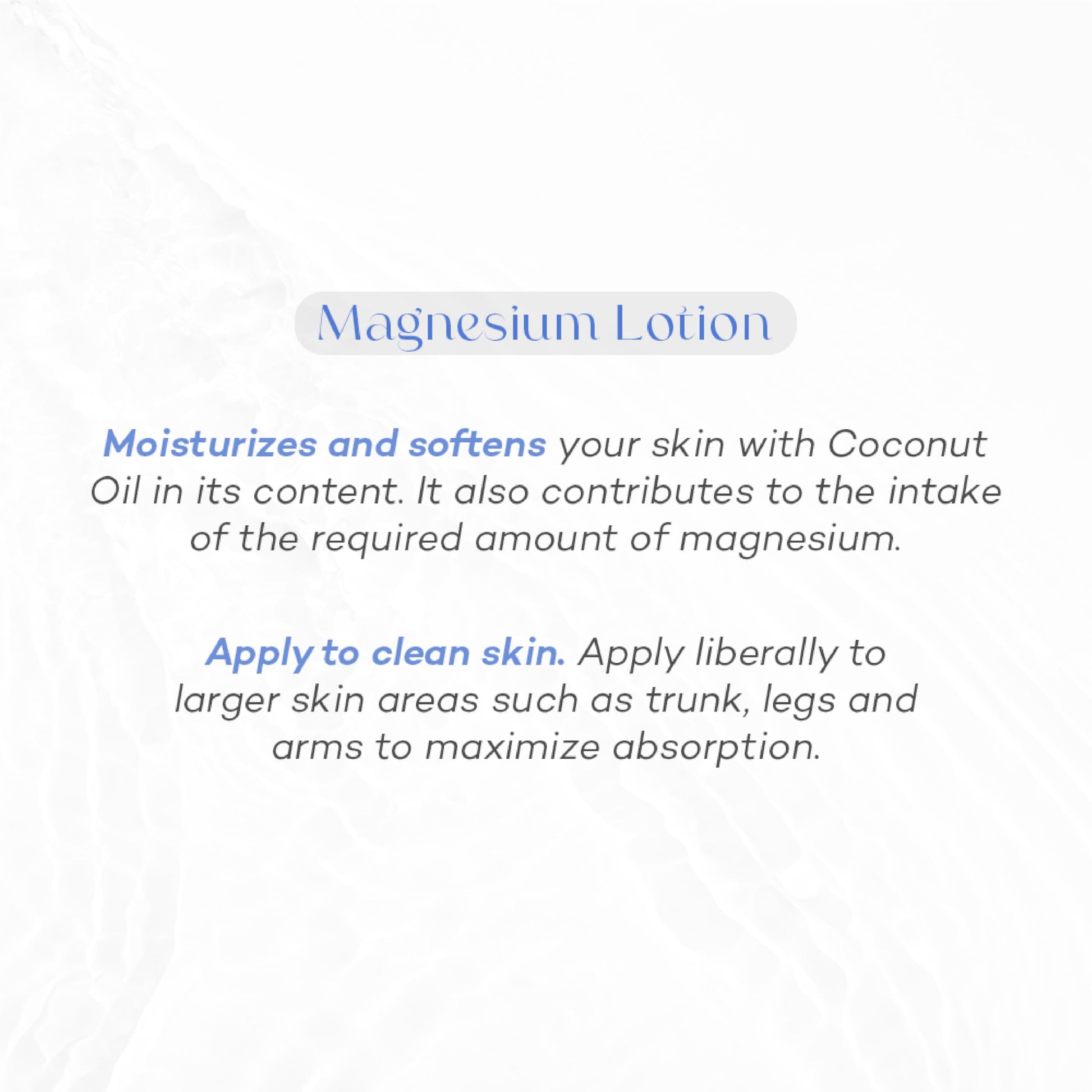 gew'n kirish Magnesium Lotion with Coconut and Jojoba - Relaxation & Joint Health 7.5 fl oz - My Store