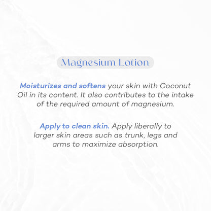 gew'n kirish Magnesium Lotion with Coconut and Jojoba - Relaxation & Joint Health 7.5 fl oz - My Store