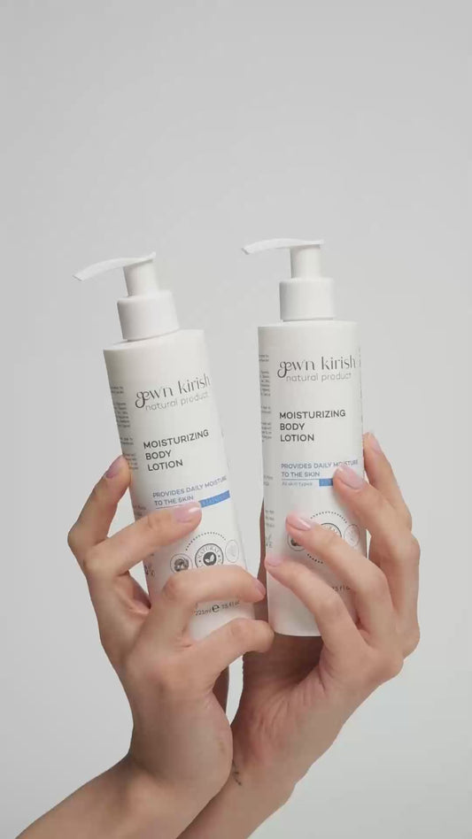 Gew'n kirish All Natural Face & Body Moisturising Lotion (dry skin) For Babies, Kids & Sensitive Skin Coconut Oil  Non-Allergenic 7.5 fl oz